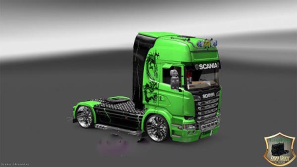 Scania Streamline Green Dragon Skin