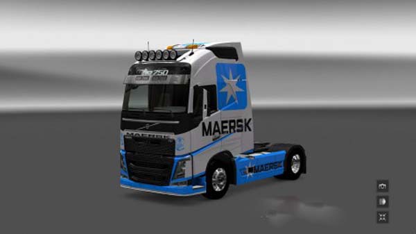 Volvo FH 2012 Maersk Line Skin