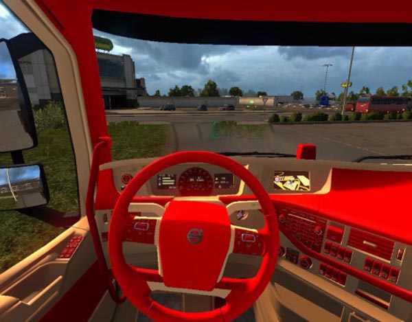 Volvo FH 2012 Red Interior