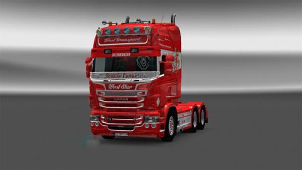 West Star skin for Scania Rjl V1.4