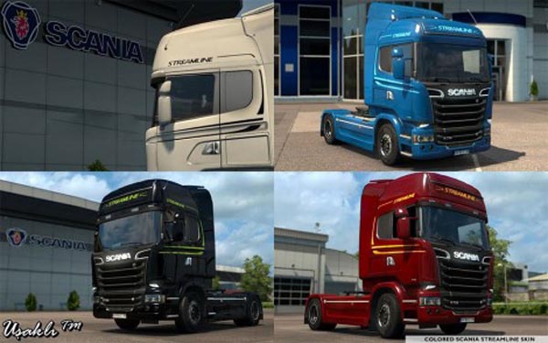 Colored Scania Streamline Skin
