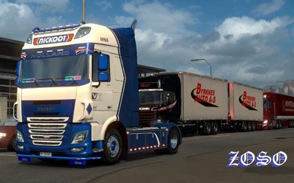 DAF XF E6 Ohaha Nickoot Internationale Koeltransporten Skin update