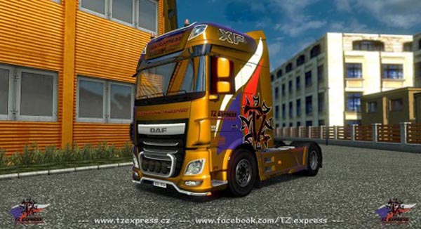 DAF XF Euro 6 TZ Express Skin