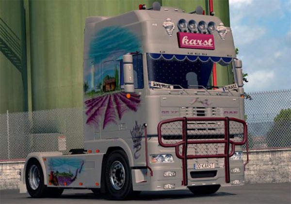 Daf XF95 Levand field