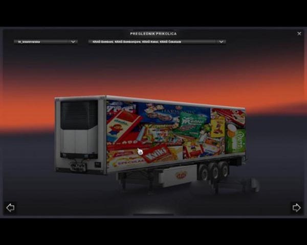 Kras trailer refrigerated trailer V1.1