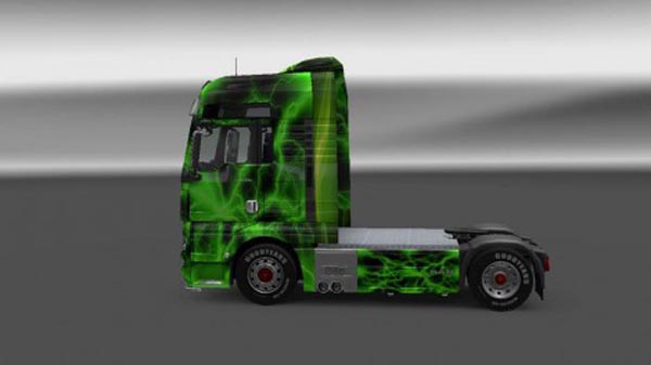 MAN TGX Green Storm Skin