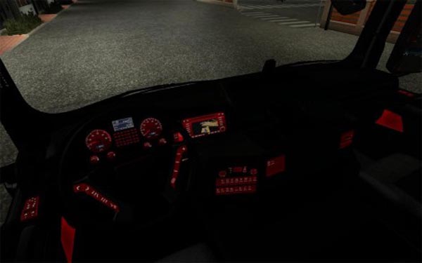 Man Tgx Red Light Dashboard