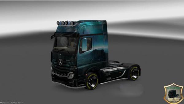 Mercedes Actros 2014 Fantastic Landscape Skin