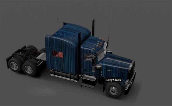 Peterbilt 389 Modified Abstract Striped Skin