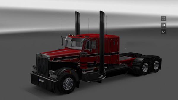 Peterbilt skin pack Red Black