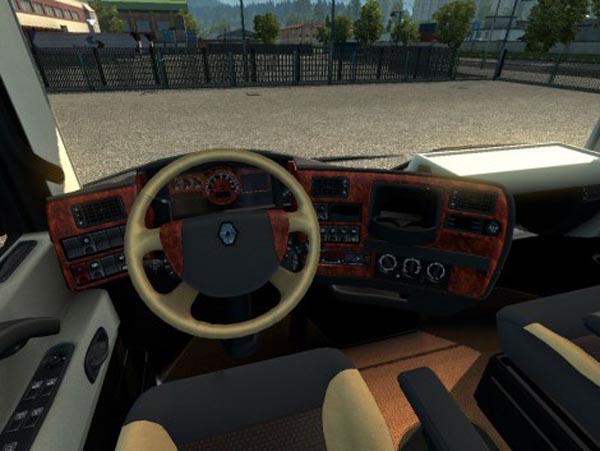 Renault Magnum Wooden Dashboard + New Carpet