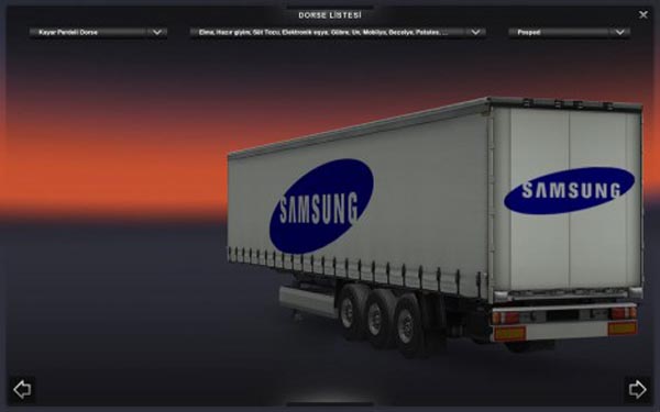 Samsung Trailer Skin