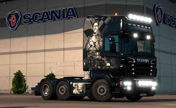 Scania RJL 1.4 F1 Legends Airbrush Skin
