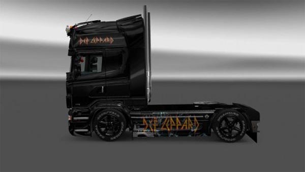 Scania RJL Def Leppard Skin