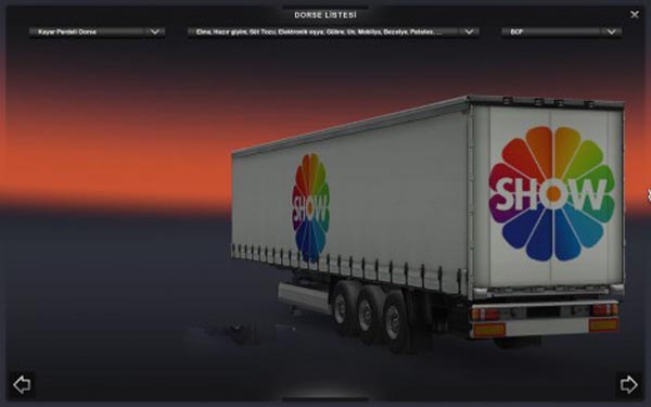 Turkish Channel Companies Trailer Skin Pack