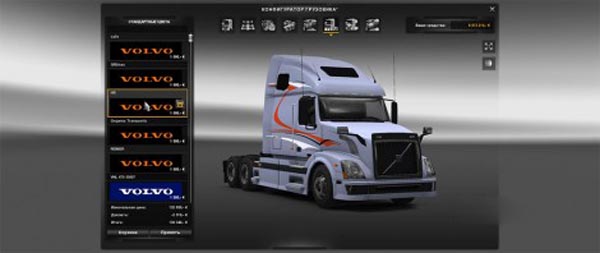 Volvo VNL670 Skin Pack 