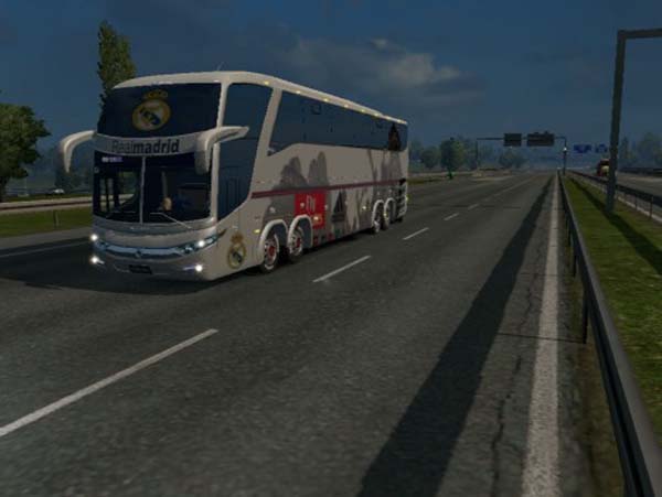 Bus Macropolo G7 1600LD Real Madrid Skin