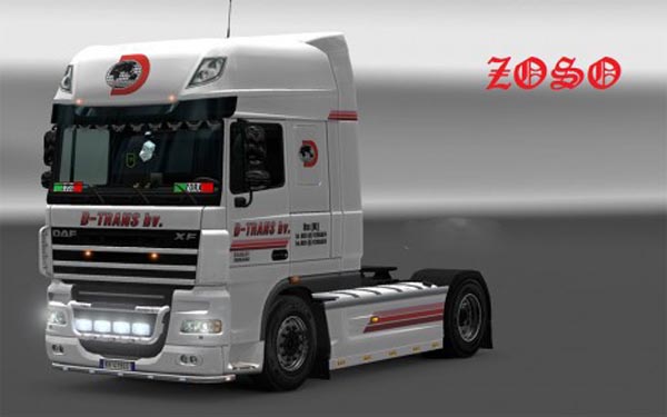 DAF XF 50k D-Trans bv. Skin