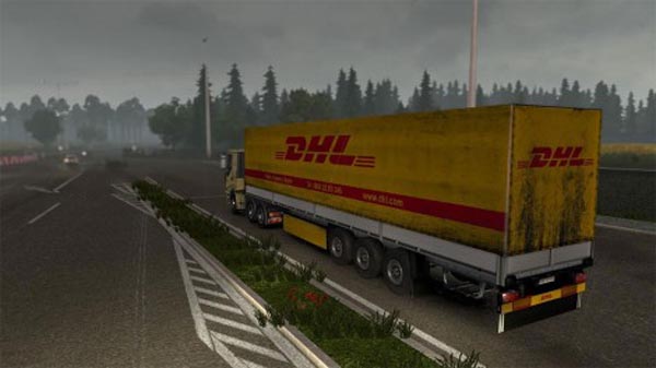 Dirty DHL Trailer +8 Cargo