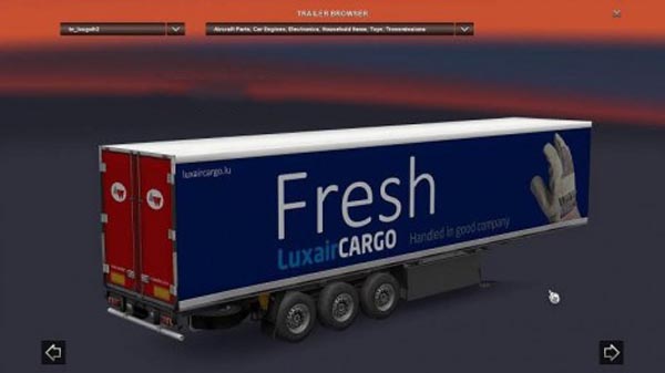 LuxairCargo trailer pack