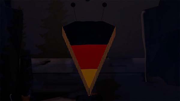 NEW Pennant Model For Germany Flag