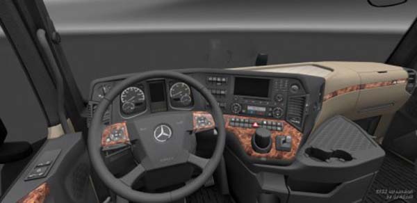 Realistic New Actros Interior