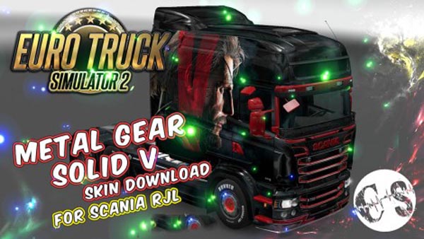 Scania RJL Metal Gear Solid V Skin