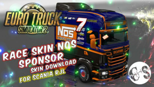 Scania RJL Race Nos Sponsor Skin