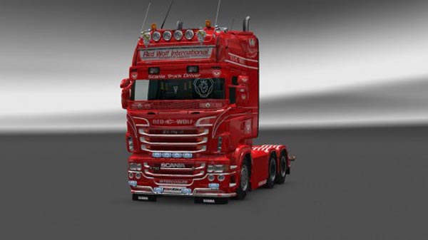 Scania Red Wolf Skin
