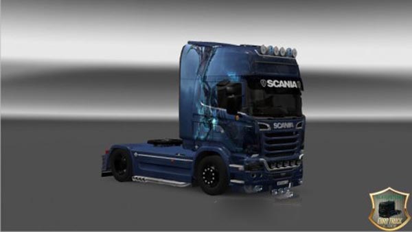 Scania Streamline Blue Dragon Skin