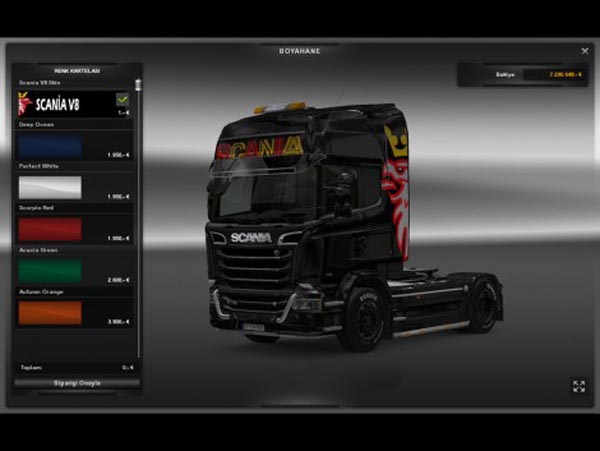 Scania Streamline V8 Skin