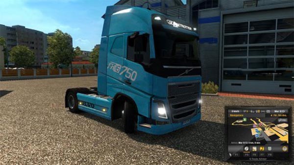 Volvo FH 2012 Light Blue Skin