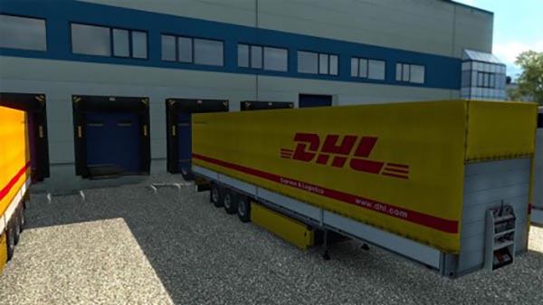 DHL Trailer Skin + 47 Cargo Pack