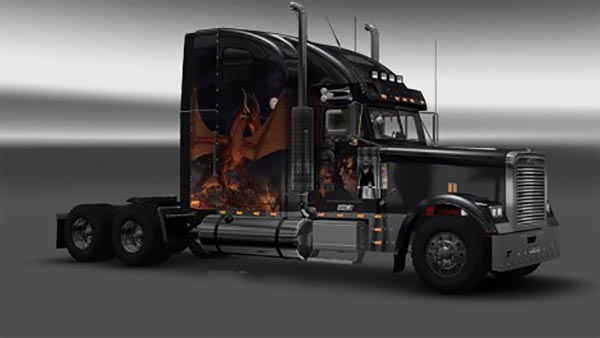 Freightliner Classic XL Dragon skin