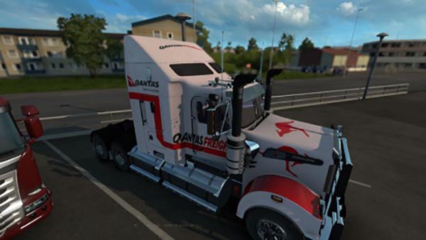 Kenworth T908 Qantas Freight Skin