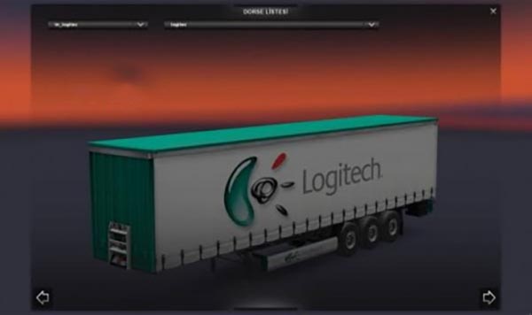 Logitec KRONE Profiliner Trailer