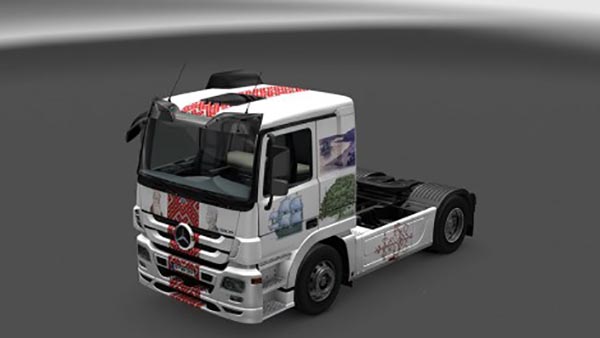 Mercedes Actros Latvia Skin