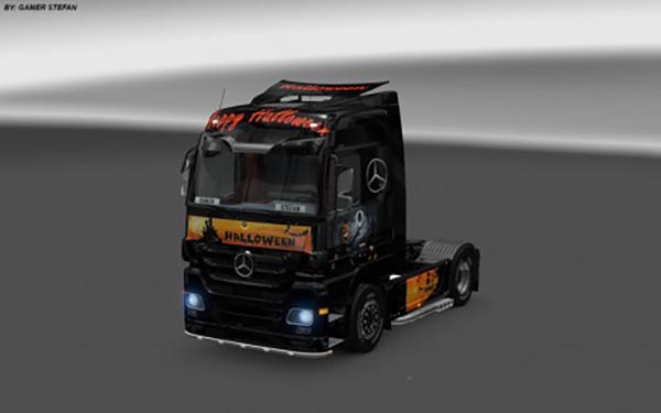 Mercedes Actros MP3 Halloween Skin