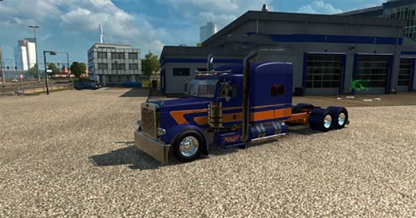 Peterbilt 389 Rollin Transport purple Skin