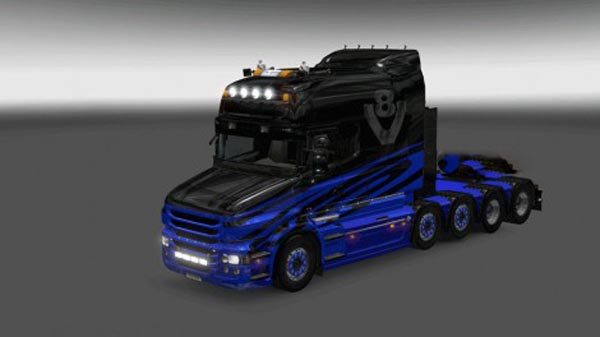 RJLs Scania TBlack’n Blue Skin