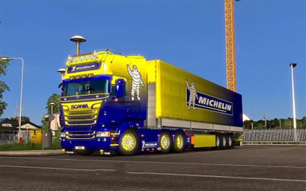 Scania R & Streamline RJL MICHELIN Combo skin pack