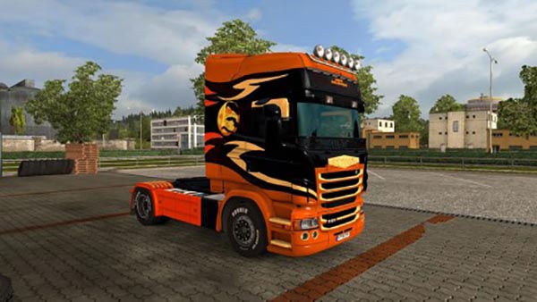 Scania RJL Happy Halloween Skin