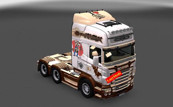 Scania RJL V8 I Love Country Music