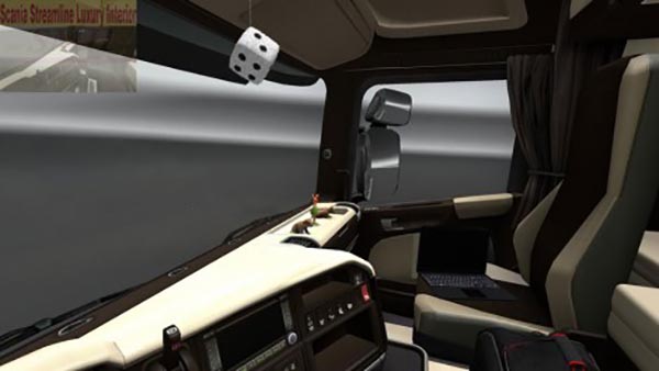 Scania Streamline Brown Cream Interior