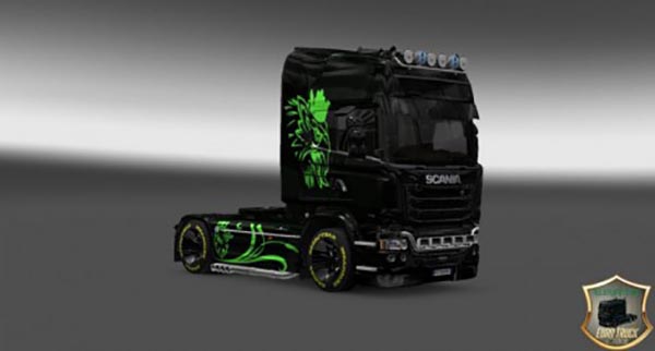 Scania Streamline Green Eagle Skin