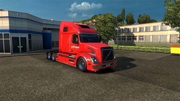 Volvo VNL 670 C R England Skin