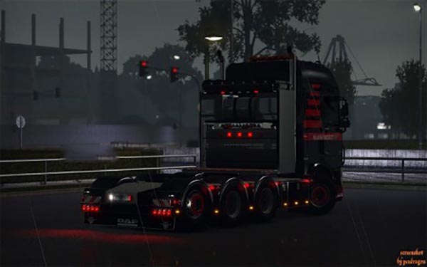 Heavy Haulage Chassis addon for DAF XF Euro 6 v 1.5