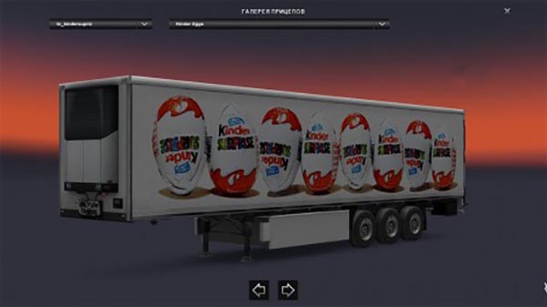 Kinder Surprise Eggs Trailer