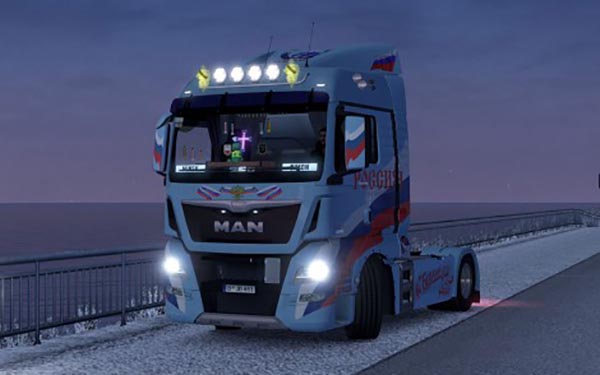 MAN TGX Euro 6 MADster Russia Skin