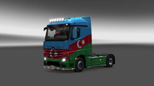 Mercedes Actros MP4 Azerbaijan Skin